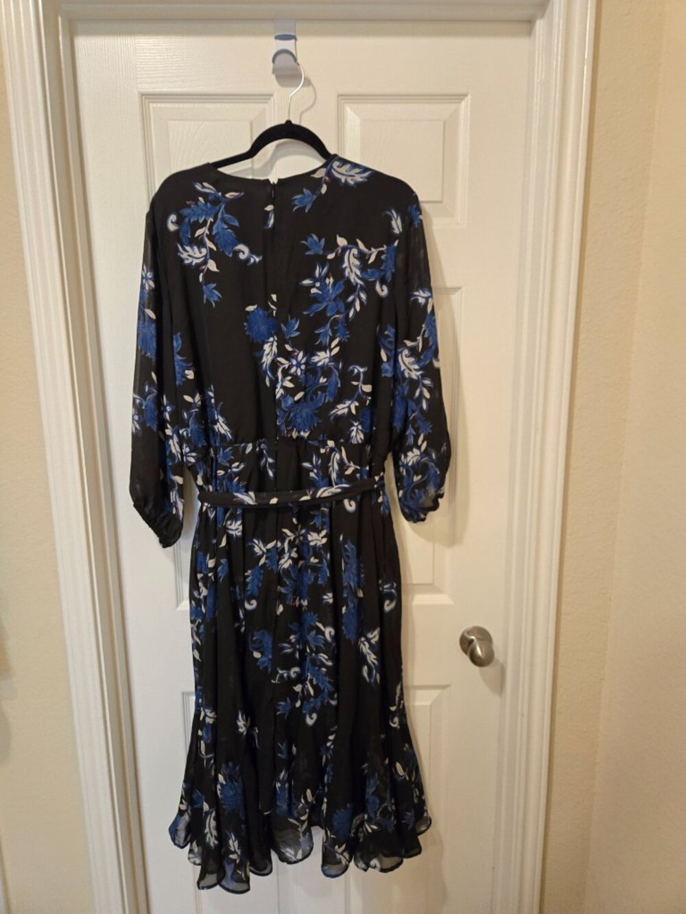 Lane Bryant black and blue dress size 22 new with tags - Picture 12 of 15